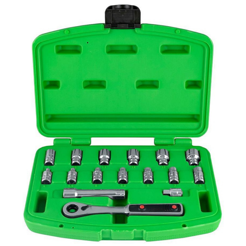 17-osaline läbivate padrunite komplekt 4-11mm - JBM