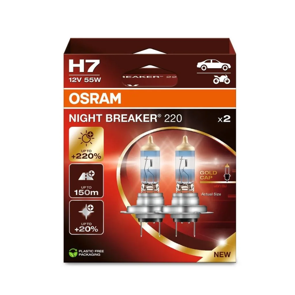 H7 55W NIGHT BREAKER LASER® +220% PX26D
