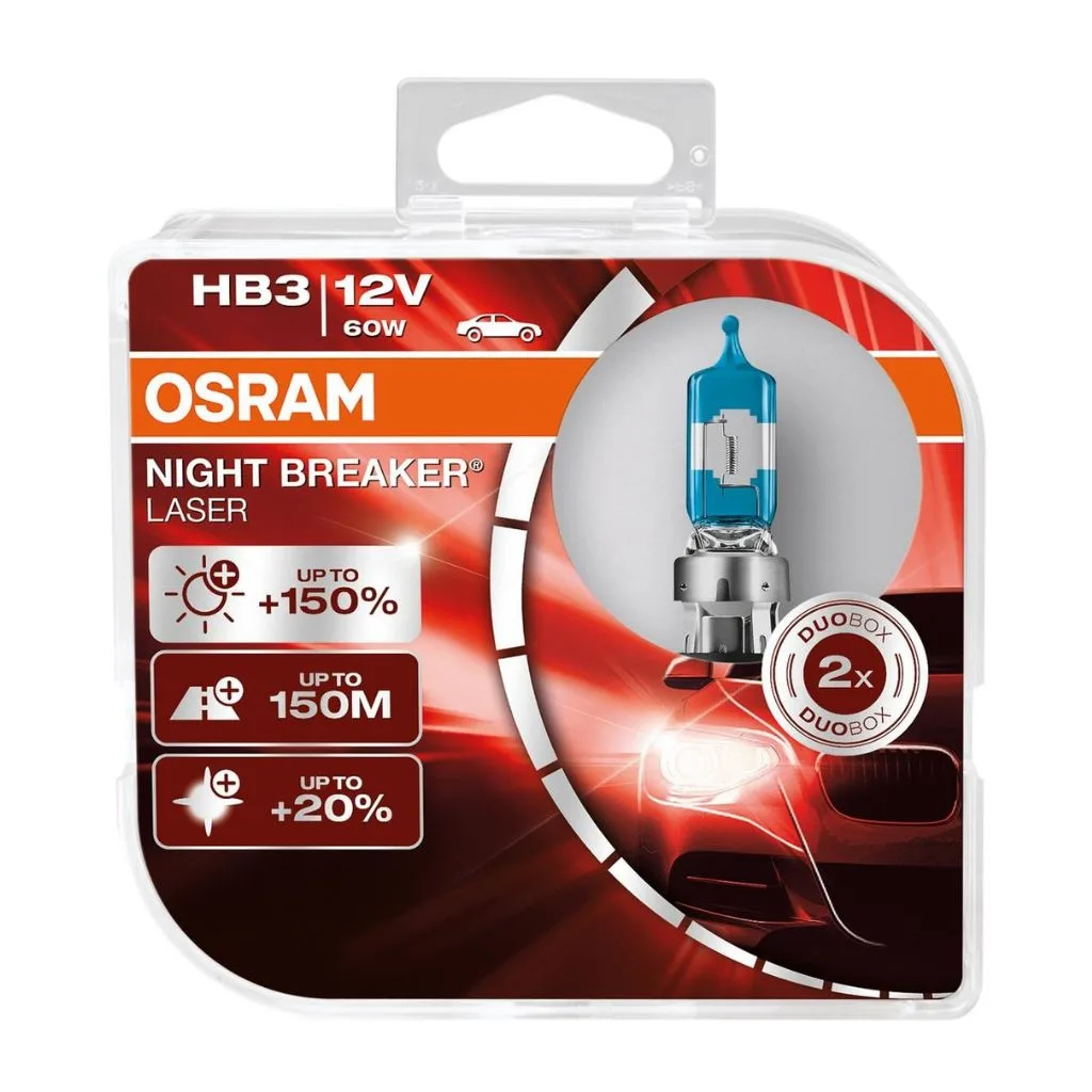HB3 60W NIGHT BREAKER LASER® +150% P20D