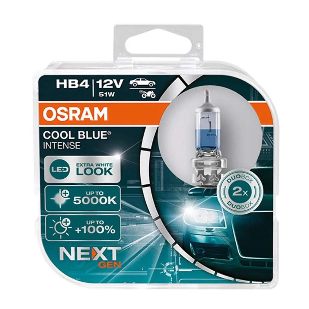 HB4 51W COOL BLUE INTENSE 12V P22D